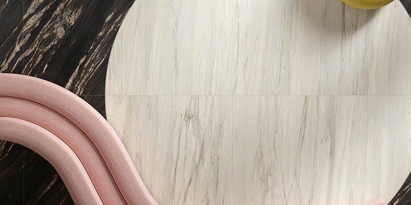 Calacatta Cremo Marble Effect Infinity Tiles - Honed