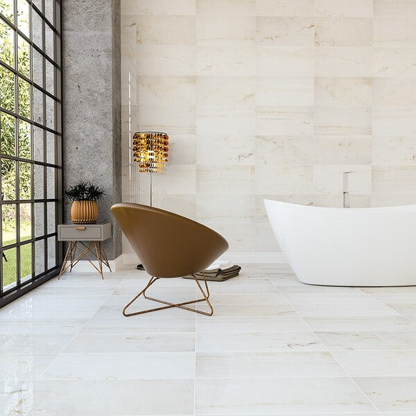 Calacatta Amber Marble Tiles