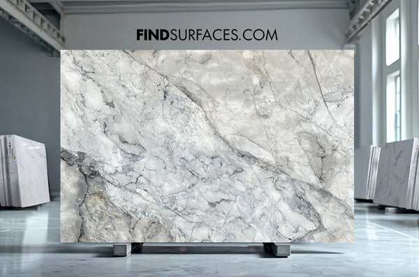 Camouflage White Marble Slabs - FS34023222 - 2980 x 1950 x 20 mm