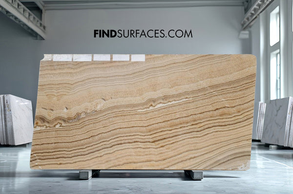 Cappucino Onyx Slabs - FS83058011 - 2840 x 1300 x 20 mm