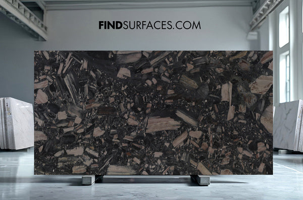 Carmen Black Quartzite Slabs - FS66919306 - 3020 x 1960 x 20 mm