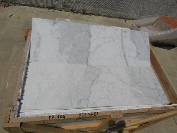 Carrara CD Marble Tiles - Honed - FS232HIB1