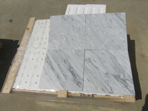 Carrara CD Marble Tiles - Honed - FS292HIB