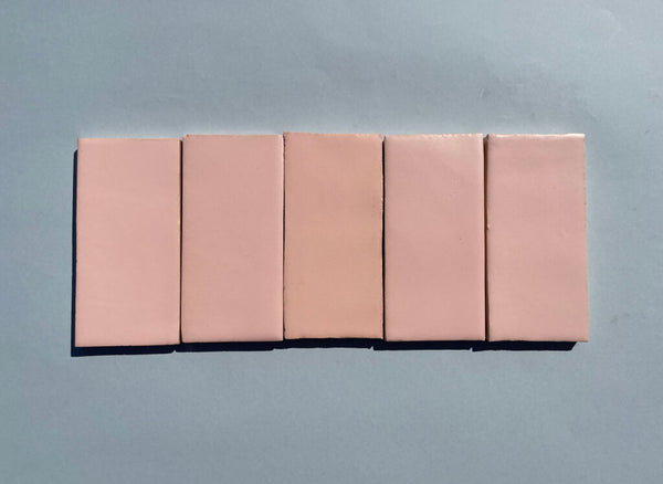 Chalk Terracotta Rectangle Tiles - 014 - Satin Matt