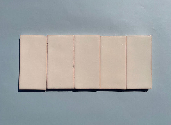 Chalk Terracotta Rectangle Tiles - 016 - Satin Matt