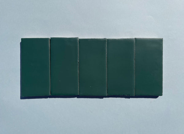 Chalk Terracotta Rectangle Tiles - 022 - Satin Matt