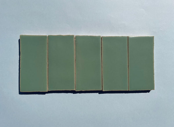 Chalk Terracotta Rectangle Tiles - 024 - Satin Matt