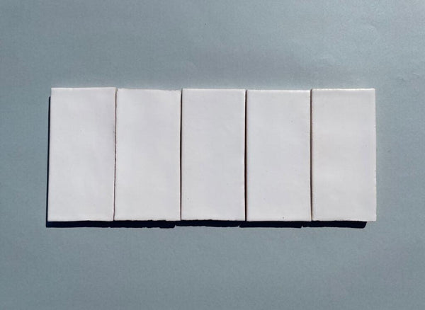 Chalk Terracotta Rectangle Tiles - 009 - Satin Matt