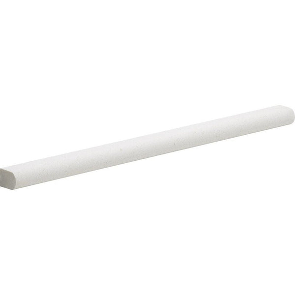 Champagne Limestone Classic Bullnose Pencil Liner - Honed