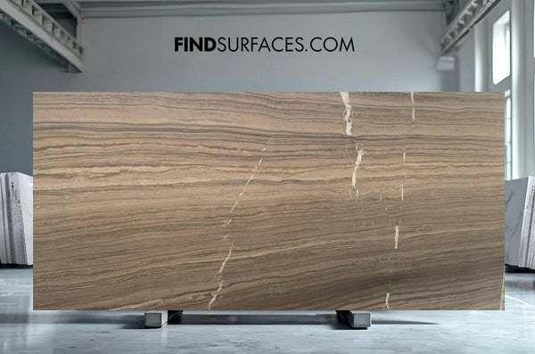 Coffee Wooden Marble Slabs - FSHD105620 - 2800 x 1490 x 20 mm