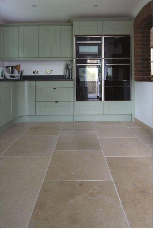 Corsica Limestone Tiles - Sandblasted and Brushed