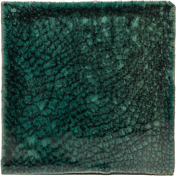 Crazed Terracotta Square Tiles - 013 - Glossy Translucent Crackle