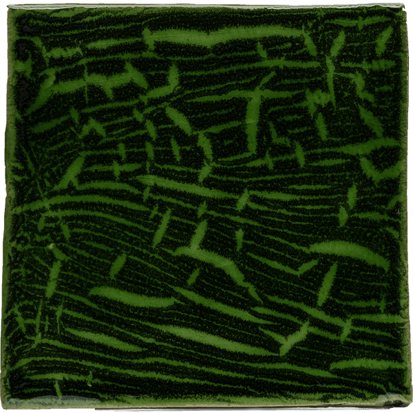 Crazed Terracotta Rectangle Tiles - 016 - Glossy Solid Crackle