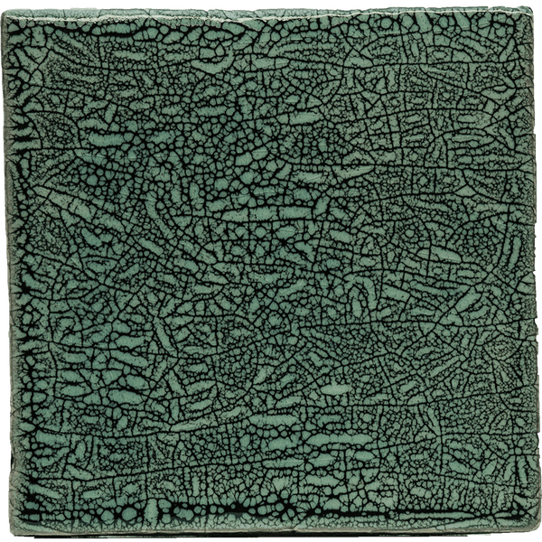 Crazed Terracotta Rectangle Tiles - 019 - Glossy Translucent Crackle