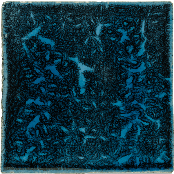 Crazed Terracotta Square Tiles - 021 - Glossy Translucent Crackle