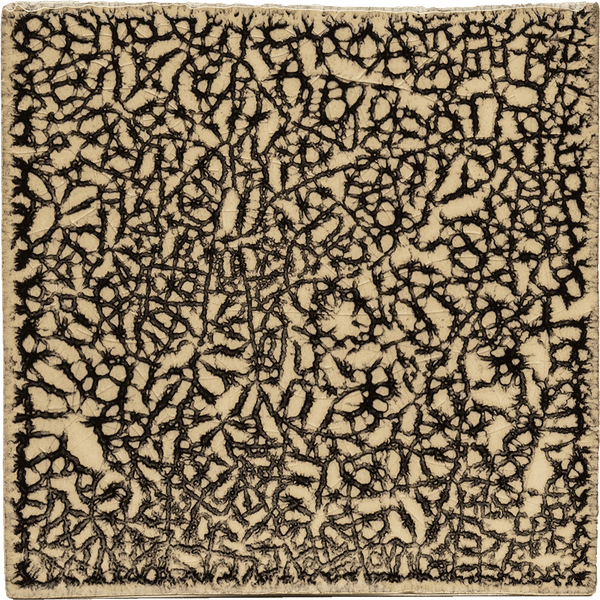 Crazed Terracotta Square Tiles - 023 - Glossy Translucent Crackle