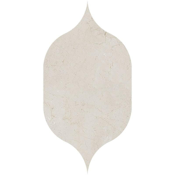 Crema Marfil T Marble Gothic Arabesque Tiles - Polished