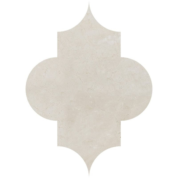 Crema Marfil T Marble Arabesquette Tiles - Polished