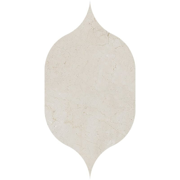 Crema Marfil T Marble Gothic Arabesque Tiles - Honed