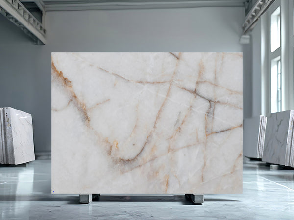 Cristallo Quartzite Slabs - FS919655 - 3000 x 1000 x 20 mm