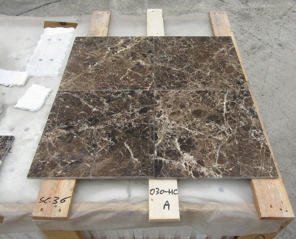 Dark Emperador Marble Tiles - Polished - FS030HCA