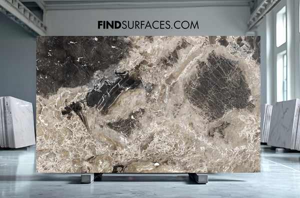 Dark and Stormy Marble Slabs - FS21127567 - 3380 x 2050 x 20 mm