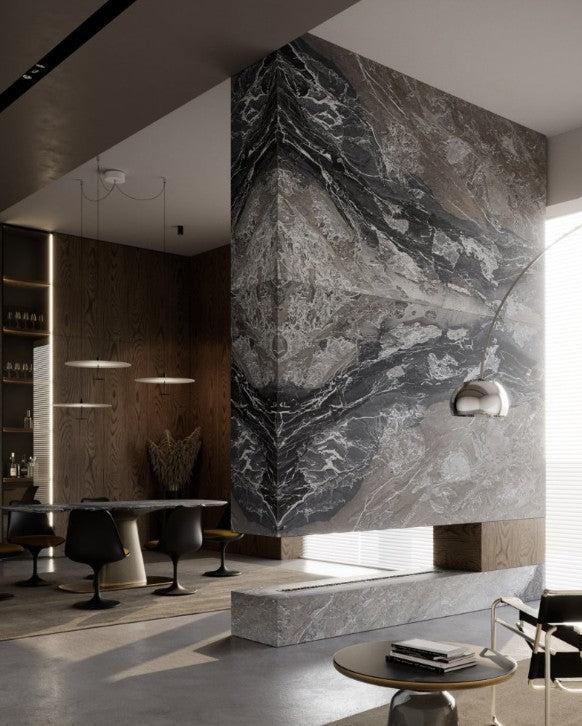 Dark and Stormy Marble Slabs - FS89881266 - 3420 x 1780 x 20 mm