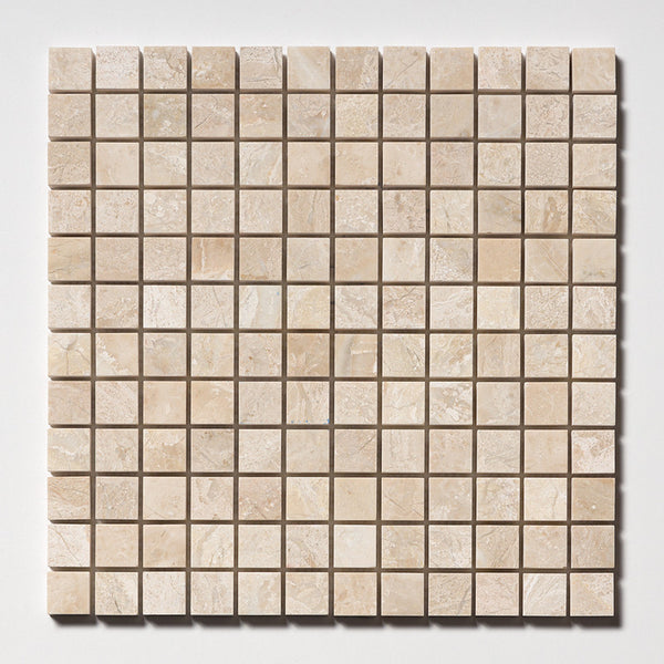 Diana Royal Marble 25 mm Square Stackbond Mosaic - Honed