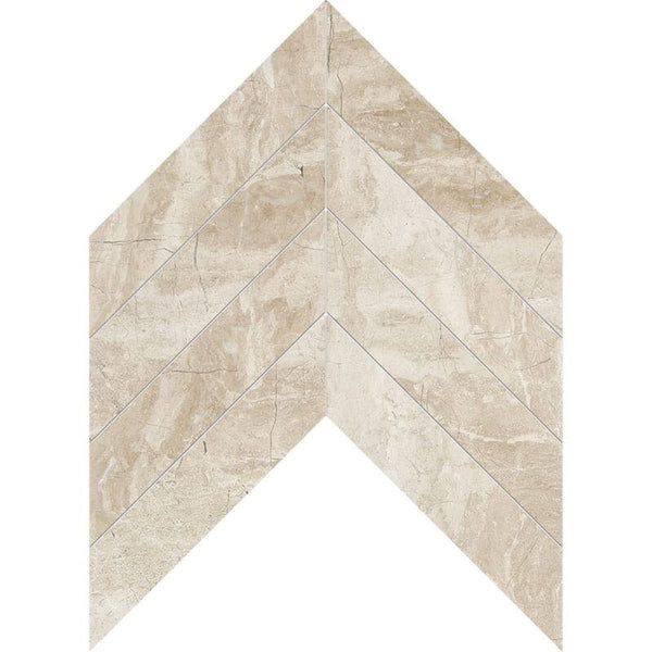 Diana Royal Marble Chevron Tiles - Polished