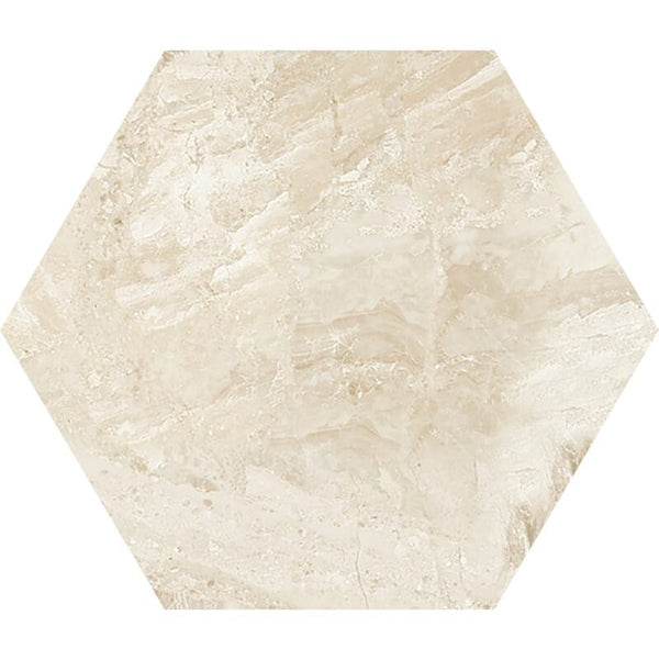 Diana Royal Marble Hexagon Tiles - Polished