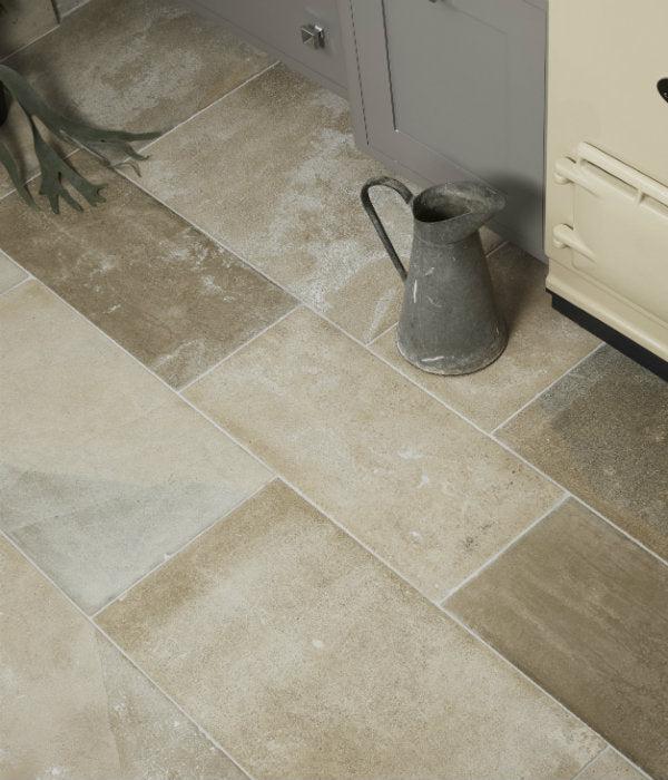 Dune Limestone Tiles - Sandblasted and Honed