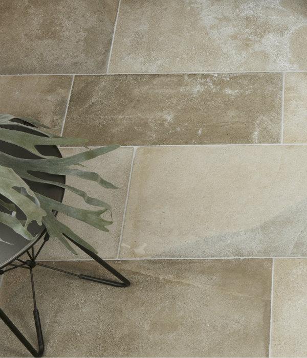 Dune Limestone Tiles - Sandblasted and Honed