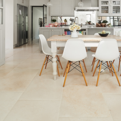 Eggerton Limestone Tiles - Sandblasted and Brushed