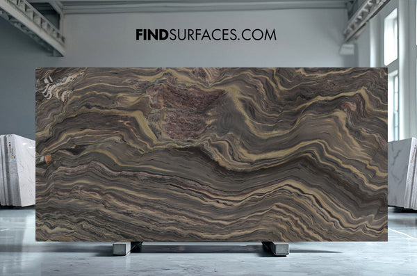 Explosion Blue Quartzite Slabs - FS45565364 - 3240 x 1940 x 20 mm