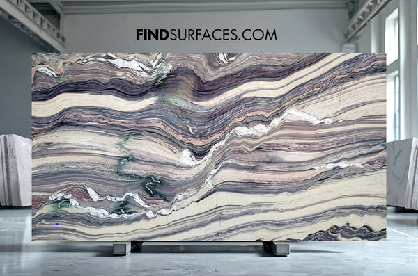Explosion Blue Quartzite Slabs - FS57914244 - 3300 x 1950 x 20 mm