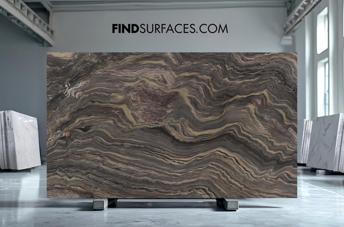 Explosion Blue Quartzite Slabs - FS81604917-1 - 3250 x 1940 x 20 mm In ...