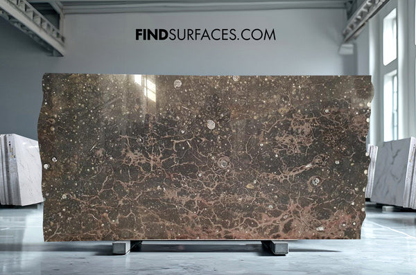 Fossil Brown Marble Slabs - FS91105980 - 2310 x 1330 x 20 mm