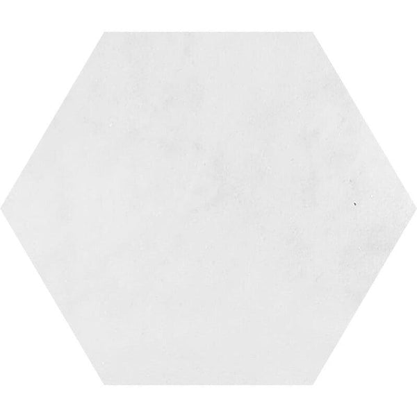 Glacier Marble Hexagon Tiles - Honed