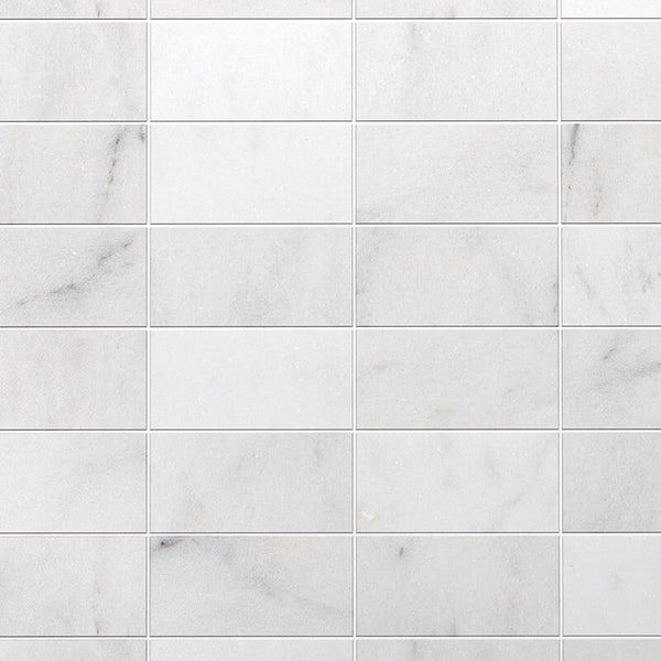 Glacier Marble Tiles - Honed