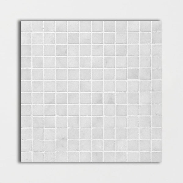 Glacier Marble 25 mm Square Stackbond Mosaic - Polished