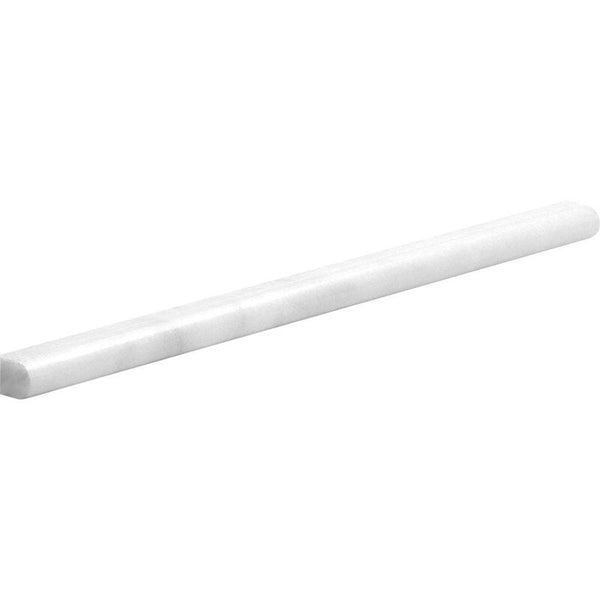 Glacier Marble Classic Bullnose Pencil Liner - Honed