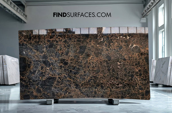 Gold Emperador Marble Slabs - FS488531 - 2970 x 1630 x 20 mm