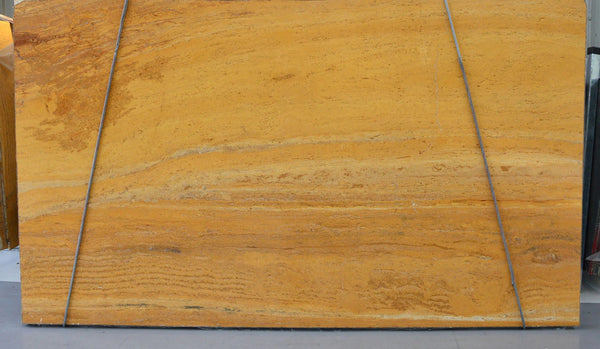 Gold Travertine Slabs - FS95840113 - 2000 x 1000 x 20 mm