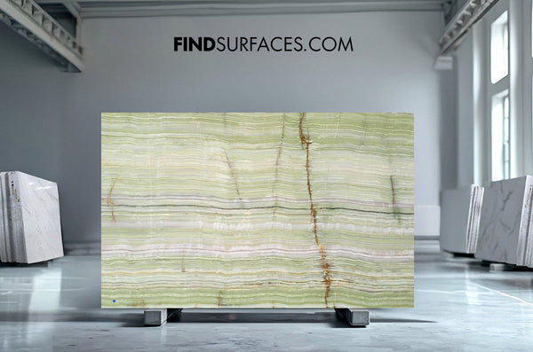 Green Onyx Slabs - FS10813465 - 2940 x 1330 x 20 mm