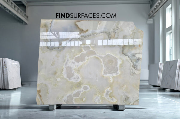 Green Onyx Slabs - FS12120386 - 2150 x 1820 x 20 mm