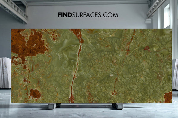 Green Onyx Slabs - FS56570102 - 2400 x 1100 x 20 mm