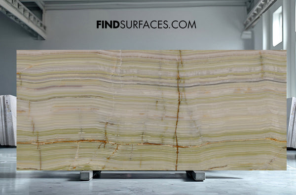 Green Onyx Slabs - FS94834153 - 3160 x 1150 x 20 mm