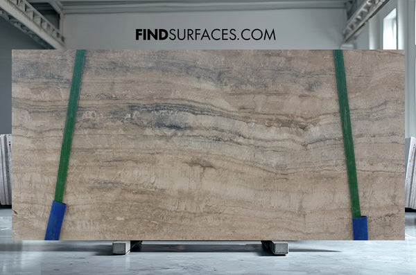 Grey Travertine Slabs - FS19383211 - 2780 x 1650 x 30 mm