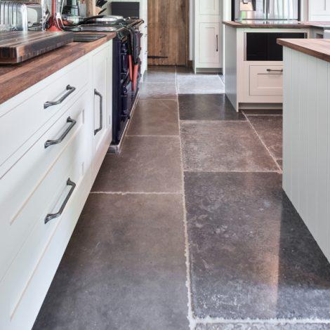 Hampshire Grey Limestone Tiles - Antiqued