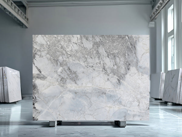Invisible Grey Marble Slabs - FS61196065 - 2900 x 1650 x 20 mm